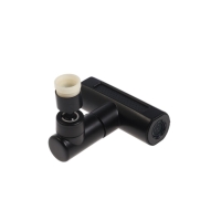 Аэратор ZEIN, 4 режима, повортный, универсальный переходник, черный