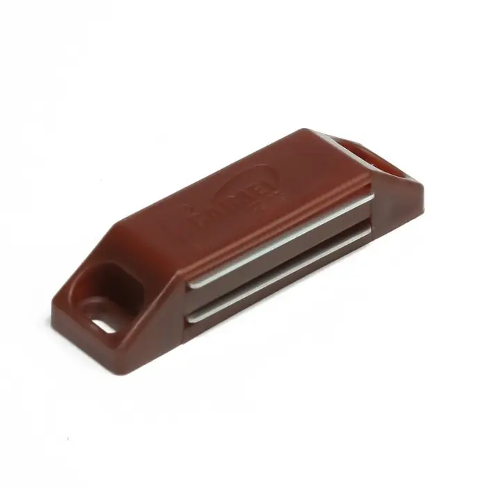 Магнит мебельный M002BR, 60&times;13, средний, коричневый