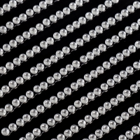 Стразы клеев круг для ногтей подлож 27*9,5cм d3мм серебр пакет накл QF