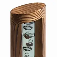 Термометр &laquo;Галилей&raquo; в деревянном корпусе, серый