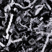 Наполнитель бумажный &laquo;Инь Янь&raquo;, микс, бело-черный, 1000 г