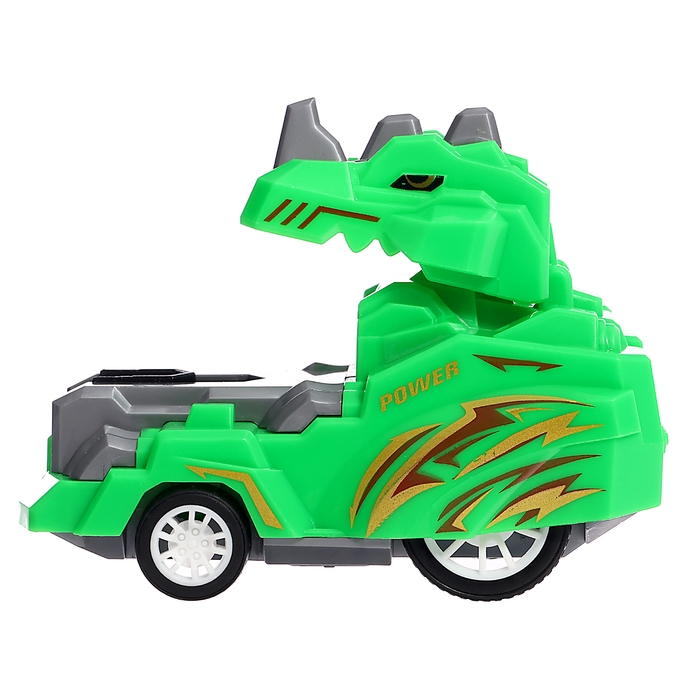 Набор волчков ULTRA SPIN &laquo;Дино&raquo;, с устройством запуска, цвет зеленый