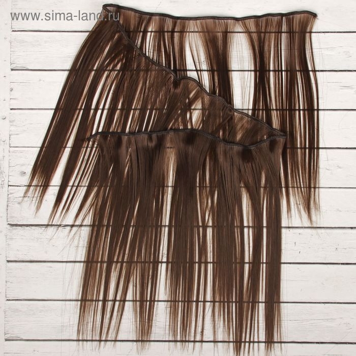 Волосы - тресс для кукол &laquo;Прямые&raquo; длина волос: 25 см, ширина:100 см, цвет № 6К