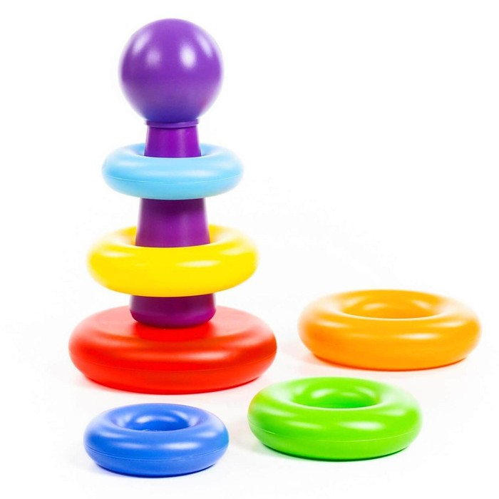 Пирамидка &laquo;Колечко-шар&raquo;, 8 элементов, h=240 мм