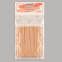 Ватные палочки на деревянной основе, заострённые, 10 см, 100 шт