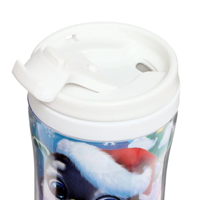 Пазл в термостакане &laquo;Пушистый Новый год&raquo;, 54 элемента, 250 мл