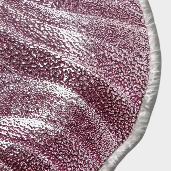 Тарелка стеклянная &laquo;Драхна&raquo;, d=28,5 см, цвет бордовый