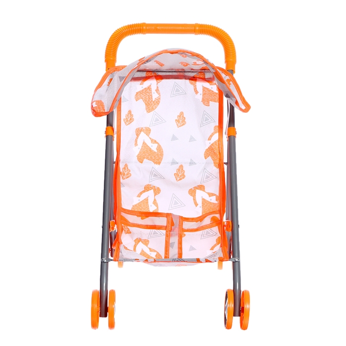 Коляска летняя для кукол &laquo;Лисички&raquo;, металлический каркас