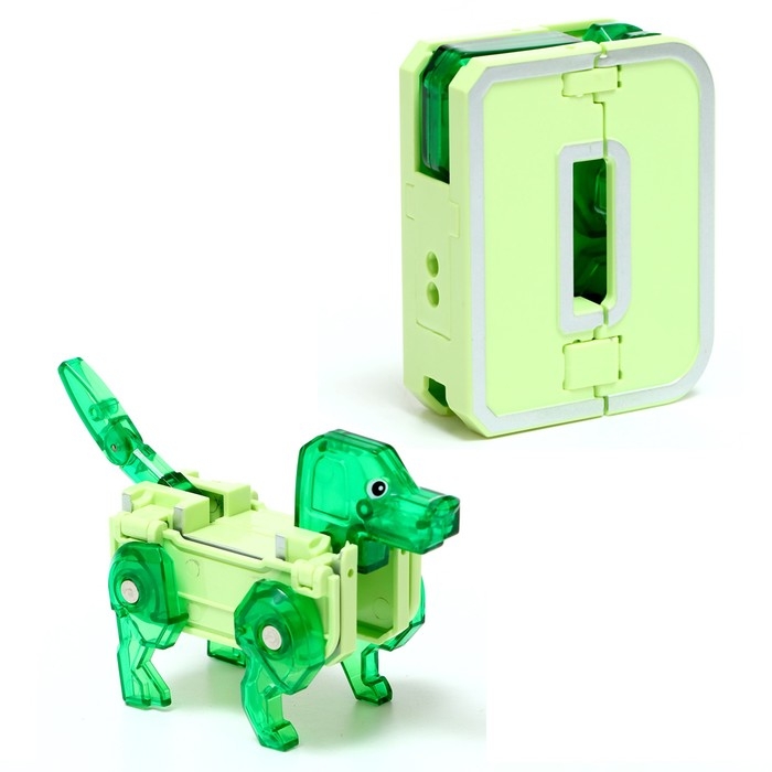 Робо-буквы &laquo;Звери&raquo;, набор 6 в 1, трансформируются, собираются в 1 робота