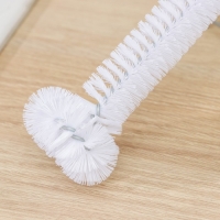 Ёрш для посуды Доляна Meli, 36&times;6 см, бамбуковая ручка, замшевая петелька