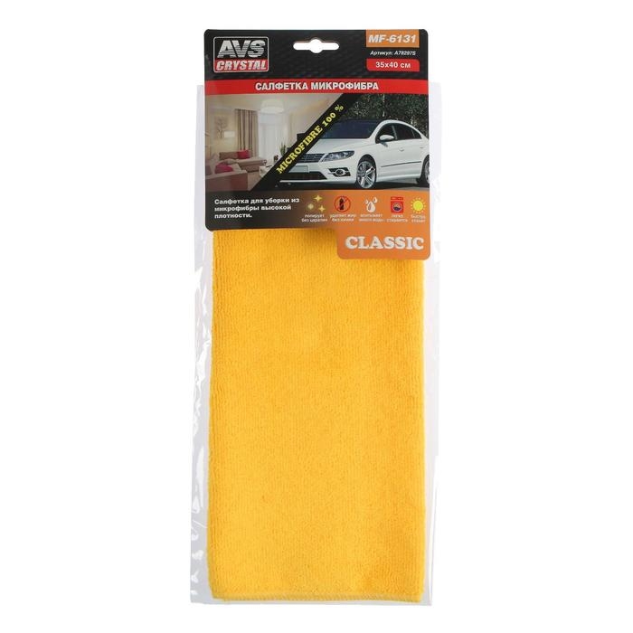 Салфетка из микрофибры AVS MF-6131, 35х40 см, высокой плотности