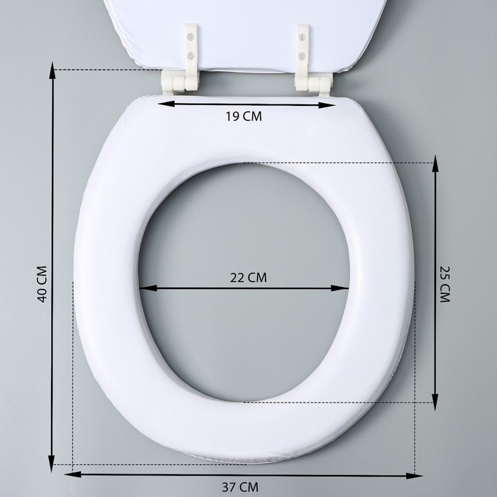 Сиденье для унитаза с крышкой Доляна &laquo;Морские жители&raquo;, 40&times;37 см, мягкое