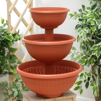 Каскад для цветов &laquo;Ливия&raquo;, цвет терракотовый