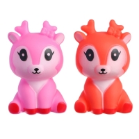Набор резиновых игрушек для ванны &laquo;Оленята&raquo;, 2 шт, цвет МИКС, Крошка Я