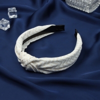 Ободок для волос "Джил" 2,5 см, белый