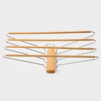 Плечики - вешалка для одежды LaDо́m Bois, 41&times;38 см, многоуровневая, деревянная сорт А