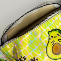 Сумка детская для девочки поясная "Авокато", на молнии, цвет зелёный