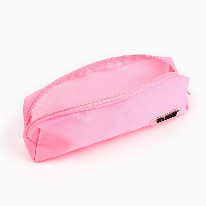 Пенал текстильный &laquo;1 сентября&raquo; , 20 х 5 х 4 см, розовый