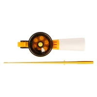 Удочка зимняя "Пирс" ПК50 - М с короткой пенопластовой ручкой (АБС/ПК)