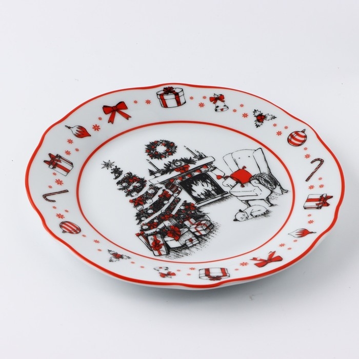 Тарелка керамическая &laquo;Зимний уют&raquo;, 19 см