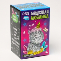 Алмазная мозаика на фигурке для детей &laquo;Волшебный единорог&raquo;, полное заполнение