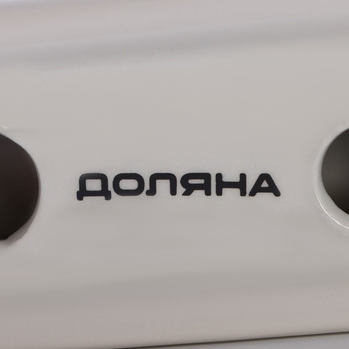 Салфетница Доляна &laquo;Емеля&raquo;, 9,5&times;7&times;4,3 см, цвет белый