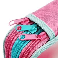 Пенал 3 секции, 125 х 205 х 55 мм, Calligrata 30П26/3 "Кот Корея", ламинированный картон