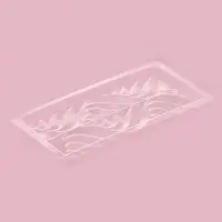 Форма для шоколада &laquo;Перья&raquo;, пластик, 20,5&times;10,5&times;1,5 см, прозрачная