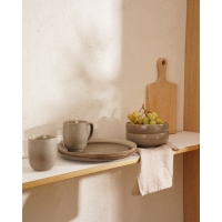 Набор салатников фарфоровых SL Home &laquo;Мольвено&raquo;, 720 мл, d=16,5 см, цвет коричневый