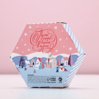 Соль для ванны ЧИСТОЕ СЧАСТЬЕ &laquo;Волшебство рядом&raquo;, 300 г, аромат сладкой ваты, Новый Год