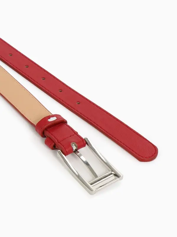 Ремень жен 05-01-02-01, Март2505, 2,7*0,3*110 см, без винта, пряж металл, 1 прокол,