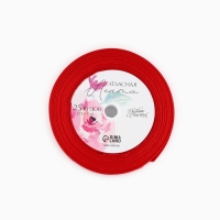 Лента атласная с тиснением &laquo;Я тебя люблю&raquo;, красная, 2 см х 22.5 м