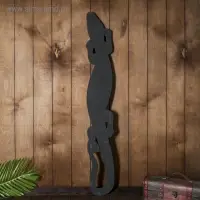 Панно настенное дерево "Геккон на гекконе" 1,5х15х100 см