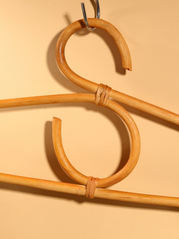 Плечики, 40х20х1 см, ротанг