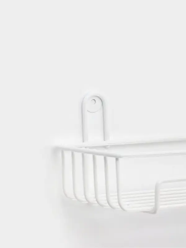 Полка для ванной 29*12,5*10 см, цвет белый