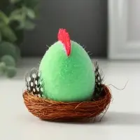 Сувенир пасхальный "Цыплёнок в гнезде" 5х5х7,5 см