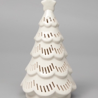 Светодиодная фигура "Елочка ажурная" 19.8х10.8х10.8, 1 LED, LR44x3(в компл.), Т/БЕЛЫЙ