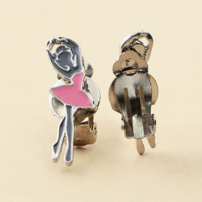 Бижутерия &laquo;Живи мечтой&raquo; набор для девочек: серьги клипсы и кулон , 8 х 9 см