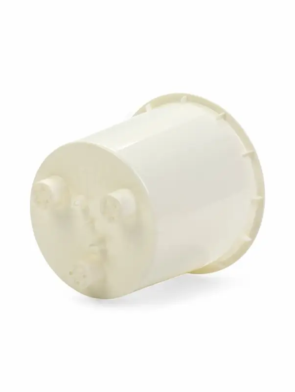 Кашпо со вставкой 2,5 л d15,7 см h15,6см "Genius" пластик белый