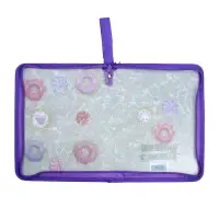 Папка пластиковая А5, молния вокруг, 400 мкм, "Сладкое настроение. Пончики"