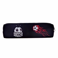 Пенал школьный на молнии Футбол Чёрн