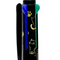 Ручка шариковая многоцветная, автоматическая 4 цвета, корпус с рисунком, МИКС