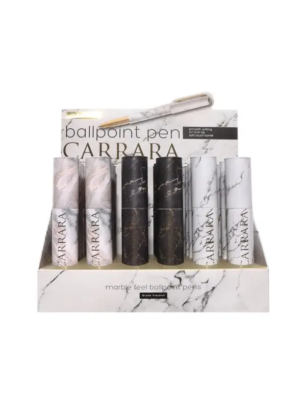 Ручка шариковая BrunoVisconti. DreamWrite. Carrara 0.7мм, стерж/син, МИКС