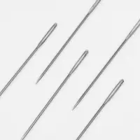 Иглы швейные, с большим ушком, d=0.9 мм, 4.5 см, 10 шт.