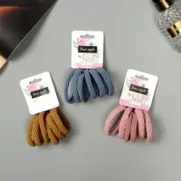 Резинка для волос "Спорт" (набор 6 шт) ассорти узор, 4,5 см, микс