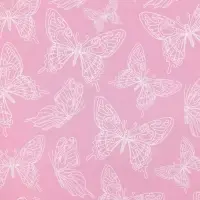 Бумага упаковочная глянцевая &laquo;Бабочки&raquo;, 70 х 100 см