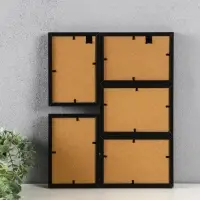 Фоторамка МДФ, стекло на 5 фото 10х15 "День и ночь" 35,5х28,5х2,2 см