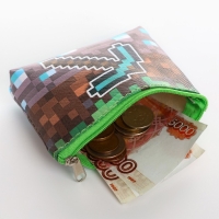 Кошелёк детский для мальчика &laquo;Пиксельный мир&raquo;, МИКС