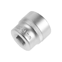 Головка торцевая шестигранная ТУНДРА, под квадрат 1/2", 30 мм, CrV