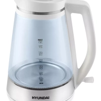 Чайник HYK-G3037 1,9л 3000Вт белый (стекло)